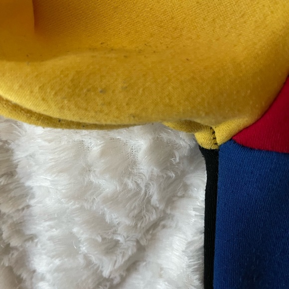 HUDSON pre-owned blocked red/green/blue/yellow/black and gold sweater. Size (M). - Picture 7 of 11